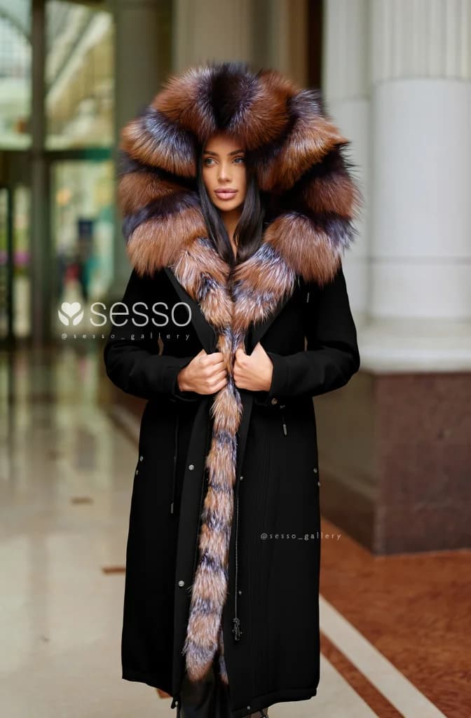 Парка Gloria чёрный